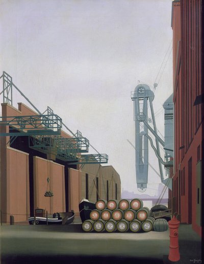 El embarcadero, 1933 de Carl Grossberg